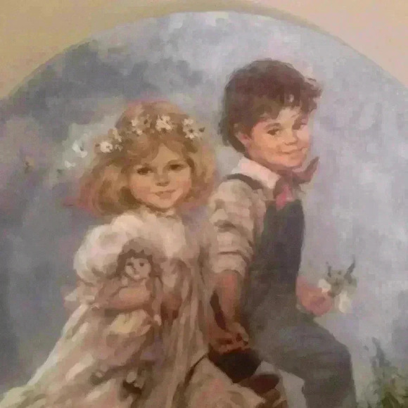 Jack and Jill Reco Mother Goose Collection 1986 vintage collectible plate - Picture 2 of 4